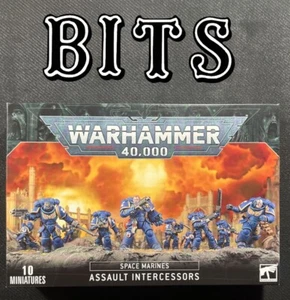 BITS SPACE MARINE PRIMARIS ASSAULT INTERCESSORS SQUAD WARHAMMER 40,000 BITZ - Picture 1 of 76