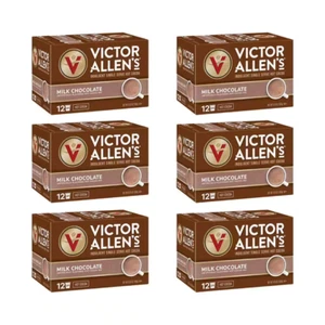 Victor Allen's Indulgent Milk Chocolate Hot Cocoa Single Serve Pods 72 Count - Picture 1 of 12
