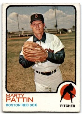 1973 Topps Marty Pattin 1 Boston Red Sox #415 - Image 1 of 2