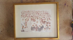 JUANITO OROZ " Alarde de Fuenterrabía " Acuarela Firmado Unico 1976 Enmarcado  - Picture 1 of 12