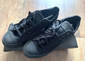Converse Women's Chuck Taylor All Star Classic Low Top Sneaker Shoes Black 12 - Picture 1 of 4