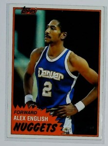 1981 Topps #W68 Alex English
