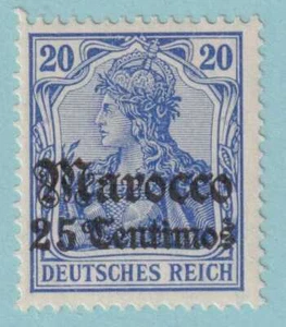 GERMANY OFFICES ABROAD - MOROCCO 36 MINT HINGED OG * NO FAULTS VERY FINE! - HAP - Picture 1 of 1