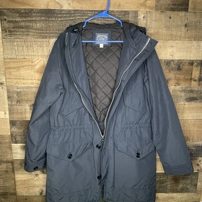 Пальто для сноркелинга с капюшоном J Crew Sportsman's Outfitter из обсидиана мужское размер - M - Изображение 1 из 4