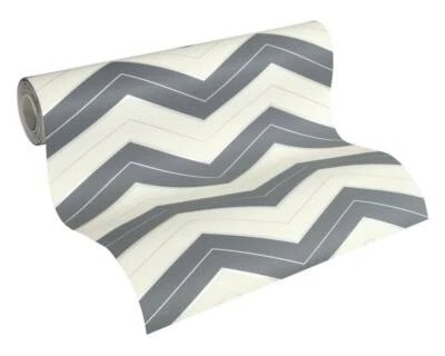 A.S. Création Tapete Vlies Designdschungel 2 34242-3 Grau Weiß stylisch Grafisch - Bild 1 von 4