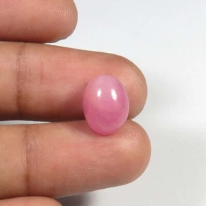 Sapphire Smooth Gemstone 11x8.5mm Natural Pink Sapphire Oval Cabochon 6Cts SP-60 - Picture 1 of 9