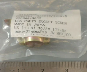ITT CANNON P/N M85049/48-2-5 ELECTRICAL CONNECTOR BACKSHELL - Picture 1 of 4