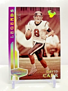 2020 Panini Platten & Patches Legenden lila #'d/35 David Carr Houston Texans - Bild 1 von 2