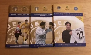 Leeds United 2001/02 Home UEFA Cup Matches select from menu - Picture 1 of 4