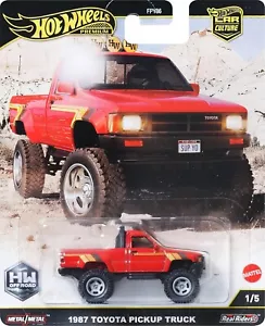 Camioneta Toyota Hot Wheels Car Culture HW 1987 roja todo terreno diecast - Imagen 1 de 1