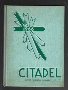 BINGHAMTON NY BROOME TECH COLLEGE YEARBOOK 1966 The CITADEL EXCELLENT COND - Picture 1 of 1