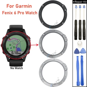 For Garmin 010-02158-01 Fenix 6 Pro GPS Watch Bezel Ring Metal Frame Replace New - Zdjęcie 1 z 10