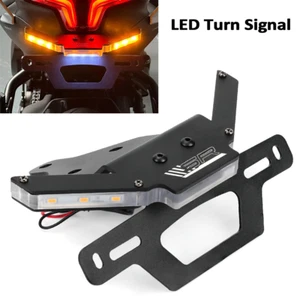 Tail Tidy License Number Plate Bracket LED Turn Signal For CFMOTO 450NK 2023-24 - Picture 1 of 24