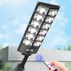 LED Super Solar LED Light Outdoor Street Lamps Spotlights IP65 Waterproof Solar - Imagen 1 de 2
