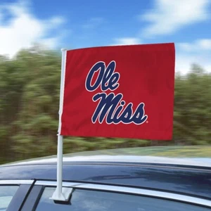 NCAA - Ole Miss Rebels Car Flag Large 1pc 11" x 14" - Picture 1 of 5