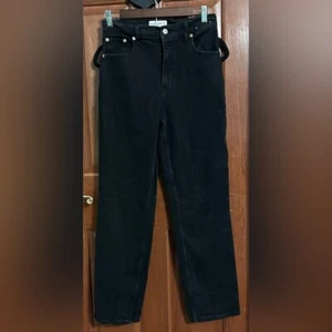 Abercrombie & Fitch The 90's Straight Ultra High-Rise Jeans Womens Size 4 - Picture 1 of 3