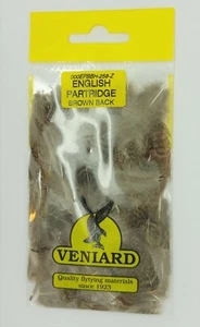 Veniard Englisches Rebhuhn gemischte Federn Rücken, Flanke, Schulter 1 Gramm Packung. - Bild 1 von 2