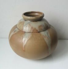 Ancien Vase gres coloquinte Bilobé Ceramique faience no pointu lion jeanneney