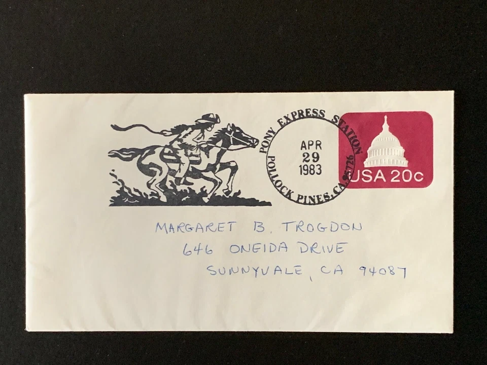 US Scott # U601 Capitol Dome cachet. - Image 1 of 1