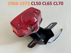 Honda CL50 CL65 CL70 Rücklicht. SS50 CD50 CD65 CD70 CD90 Hochwertige Halterung. - Bild 1 von 15