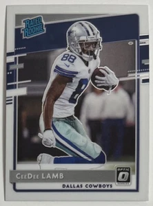 CeeDee Lamb 2020 Panini Donruss Optic Rated Rookie RC #156 - Imagen 1 de 2