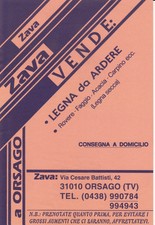 VOLANTINO ZAVA LEGNA DA ARDERE ORSAGO CURIOSITA'
