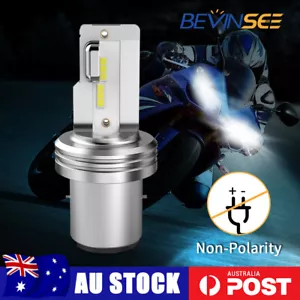 BA20D S1 S2 LED Headlight Globe Hi/Low Beam Motorcycle Scooter Bulb AC / DC 12V - Picture 1 of 13