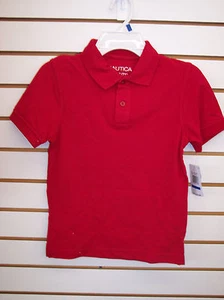 Boys Nautica $24 Assorted Color Polo / Uniform Shirts Size 6 - 18/20 - Picture 1 of 7