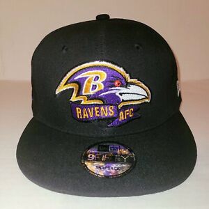 Baltimore Ravens Snapback Hat NEW New Era Adult Adjustable NFL AFC