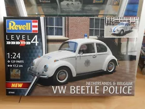 Modelkit Revell VW Volkswagen Beetle Police on 1:24 in Box - Imagen 1 de 1