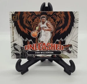 2023-24 Panini Donruss Zion Williamson Unleashed Press Proof #4 - Picture 1 of 2