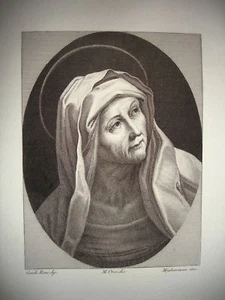 SAN ELISABETTA incisione originale 1842 G.RENI - Picture 1 of 1