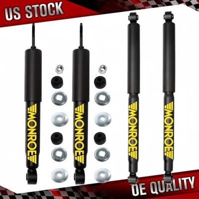 Front & Rear Shock Absorbers Monroe Matic Plus For Chevy Silverado 2500 HD GMC - Image 1 of 4