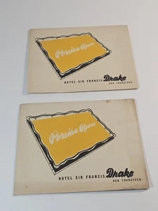 VINTAGE PERSIAN ROOM HOTEL SIR FRANCIS DRAKE SAN FRANCISCO, CA Militärfotos  - Bild 1 von 5