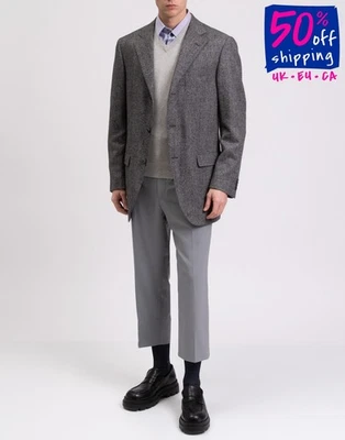 RRP€790 RAFFAELE CARUSO Cashmere & Wool Blazer Jacket IT54 US44 2XL Notch Lapel  - Image 1 of 4