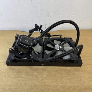 Ventiladores Corsair iCUE H115i Elite 280 mm RGB AIO CPU enfriador de líquido 140 mm AF Elite - Imagen 1 de 9