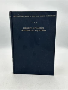 Elements Of Partial Differential Equations VTG 1957 HC Mathematics Calculus - Picture 1 of 10
