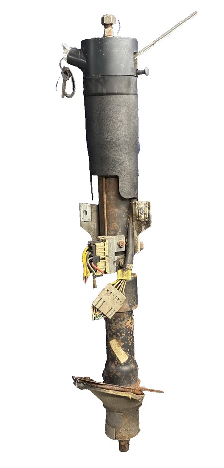80-86 Ford F150 Truck Bronco MANUAL Transmission Steering Column W Key NON Tilt  - Imagem 1 de 4
