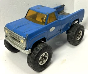 Vintage TONKA Blue Pickup Tow Truck #11062 Pressed Steel *Missing Tow Bed/Hook - Picture 1 of 9