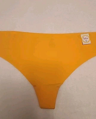 NWT FLIRTITUDE (By JC Penney) Orange Ice Thong Panties; Sz XL - Image 1 of 4