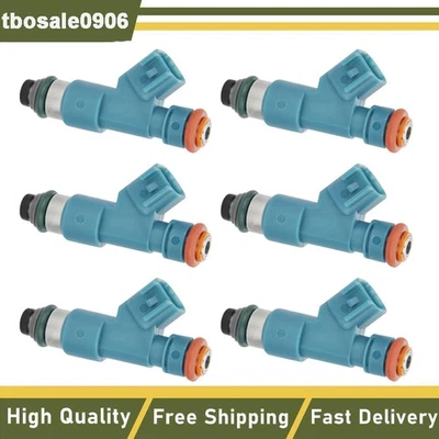 Inyectores de combustible 6 piezas para Land Rover LR2 3,2 L 2008 2009 2011 2012 LR001982 FJ1032 Foto 1 de 4