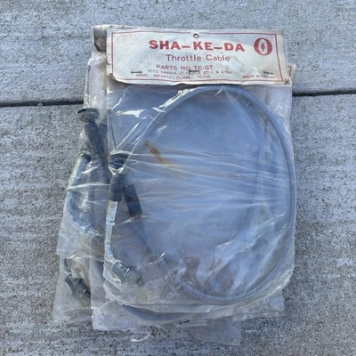 NOS SHA-KE-DA Yamaha JT1 JT2 GT1 GTMX JT-1 JT-2 GT-1 Throttle Cable TC-GT - Image 1 of 3