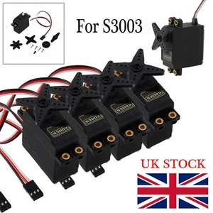 4PCS Standard High Torque Servo For S3003 Futaba RC Car Plane Boat Helicopter - Picture 1 of 8