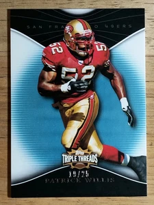 2009 Topps Triple Threads Sapphire #90 Patrick Willis - Picture 1 of 2