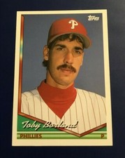 1994 Topps Traded # 5T TOBY BORLAND ROOKIE Philadelphia Phillies Nice Card ! 