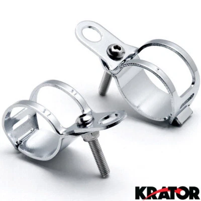 Montaje de horquilla de señal cromada para Suzuki Intruder Volusia VS 700 750 800 1400 1500 Foto 1 de 4