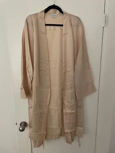 Ettitude Women's Bamboo Sateen Robe L/XL - Picture 1 of 11