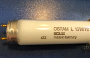 Osram Fluorescent Lamps 15W/72 BIOLUX 26 x 438 mm T8 Made in Germany - Picture 1 of 1