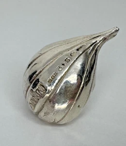 Amuleto bulbo de ajo 925 Alessandro Magrino años 60 - Imagen 1 de 7