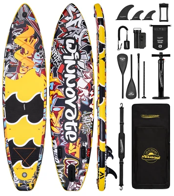 WINNOVATE WIN IN INNOVATE Winnovate Inflatable Stand Up Paddle Board11'6"x34" Wide Paddle Board
